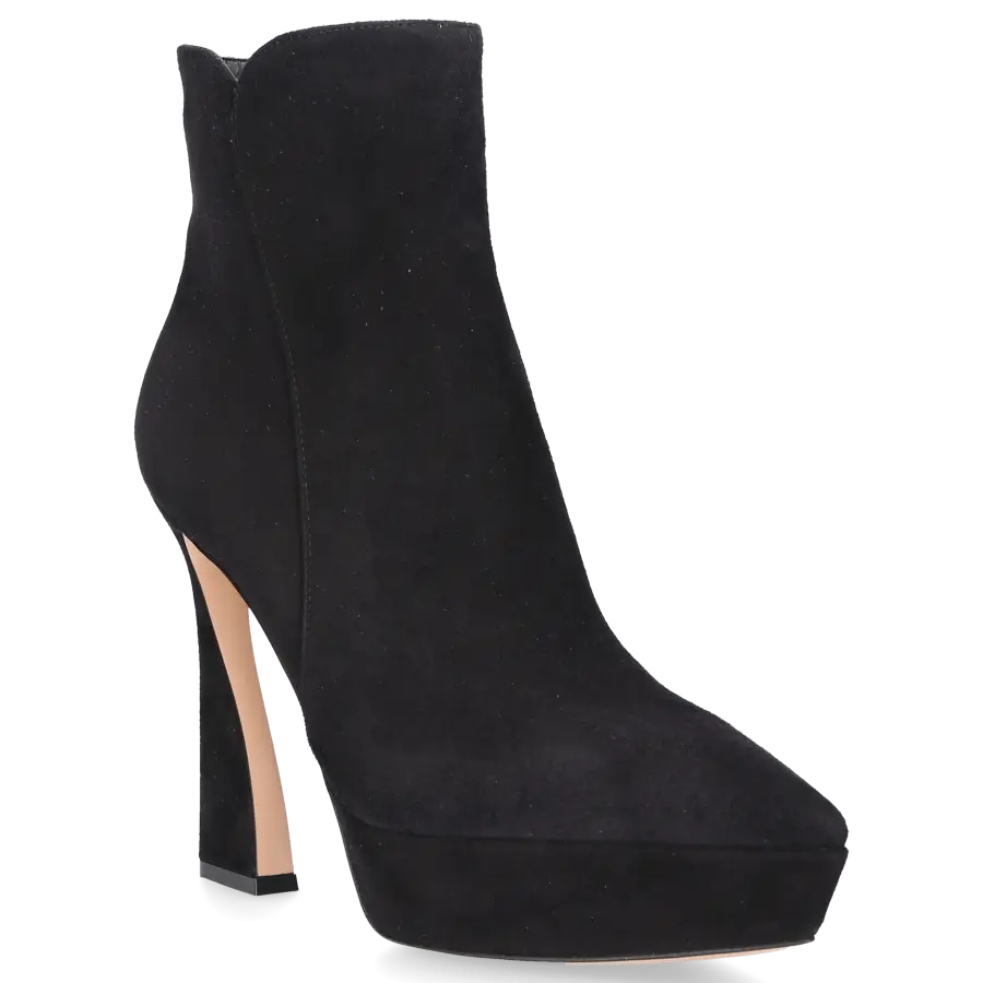 Gianvito Rossi - Stiefeletten VERTIGO 85 Veloursleder - schwarz