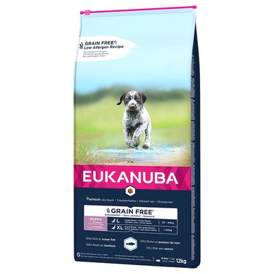 Eukanuba Grain Free Puppy Large Breed mit Lachs
