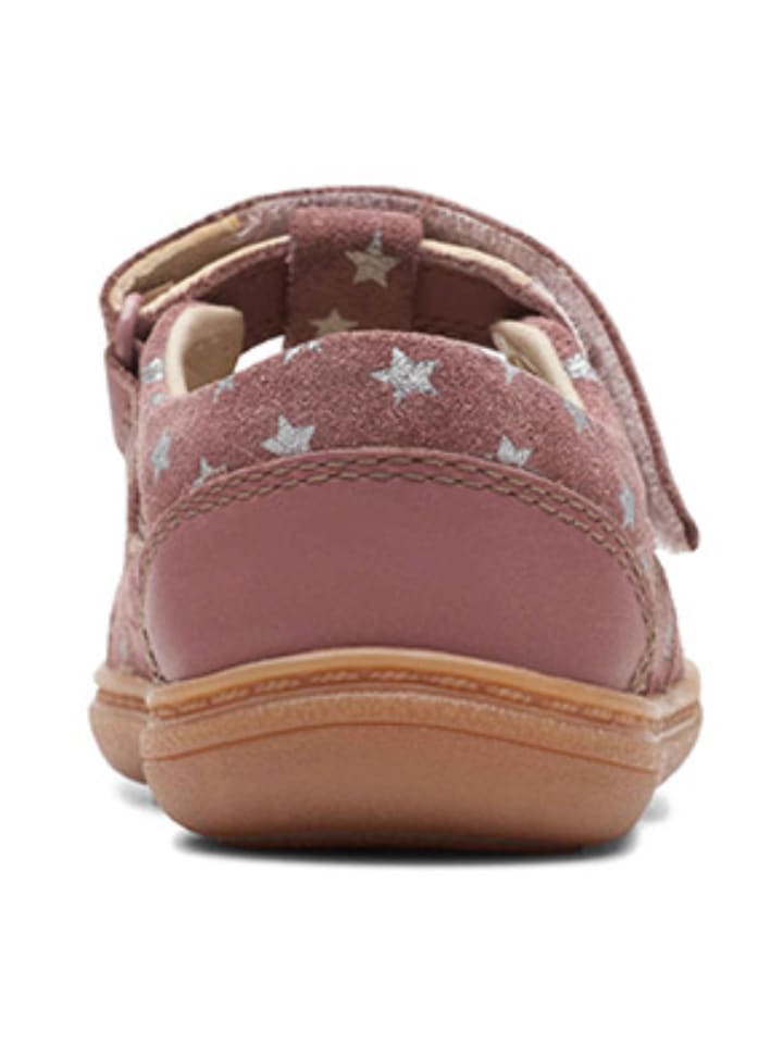 Clarks Leder-Ballerinas in Rosa günstig kaufen