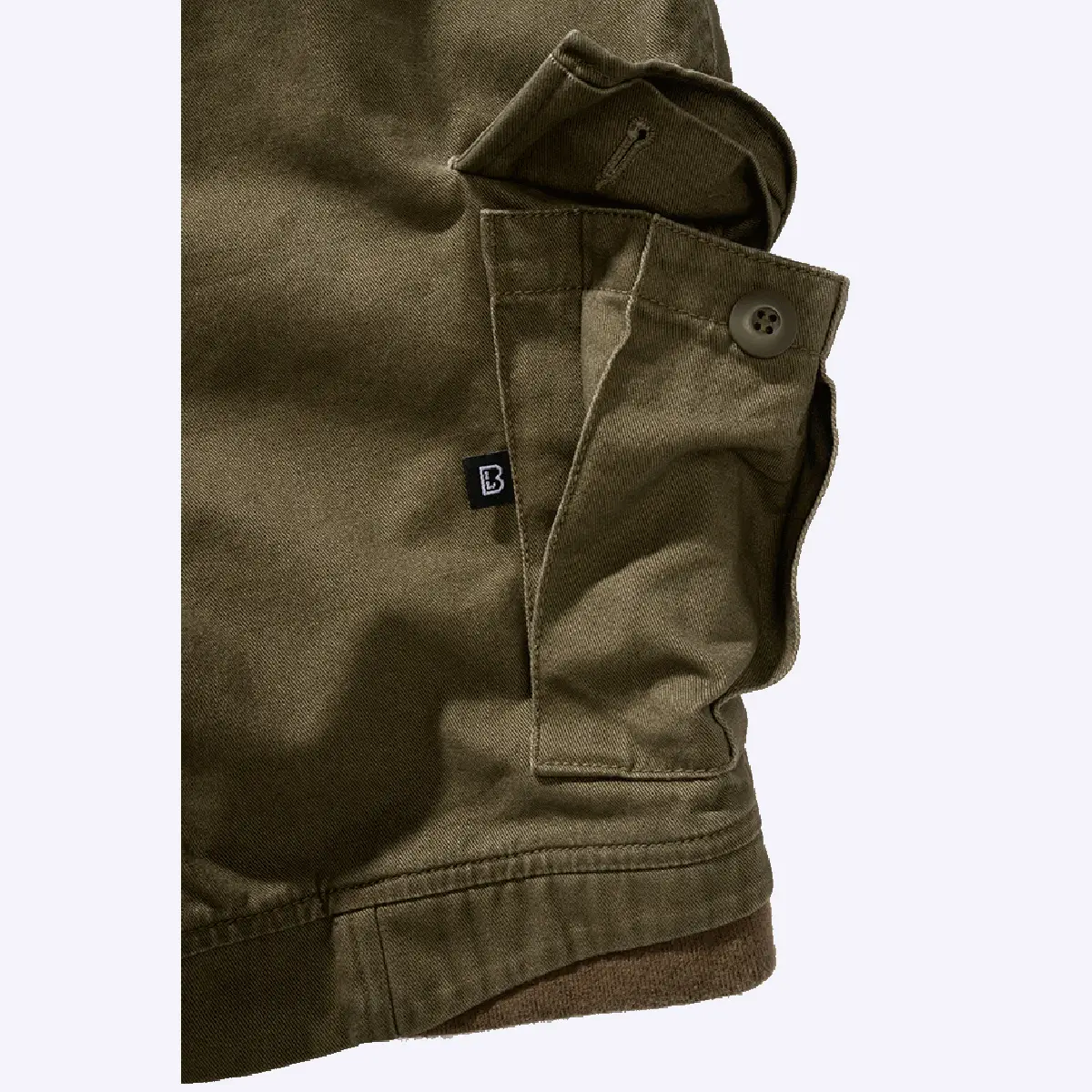 Packham Vintage Shorts oliv