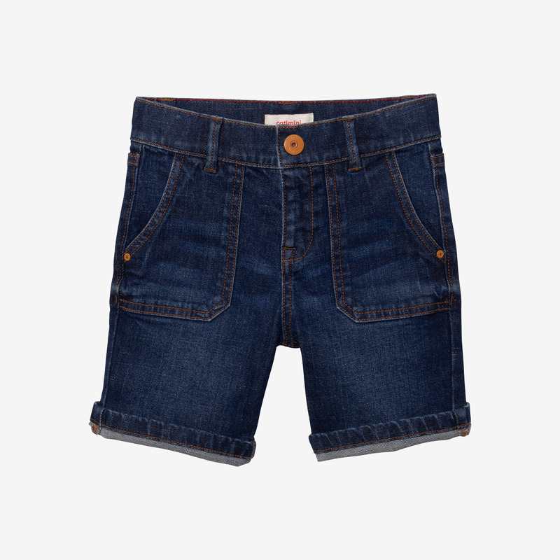 Bermuda garçon jean brut bleu Catimini