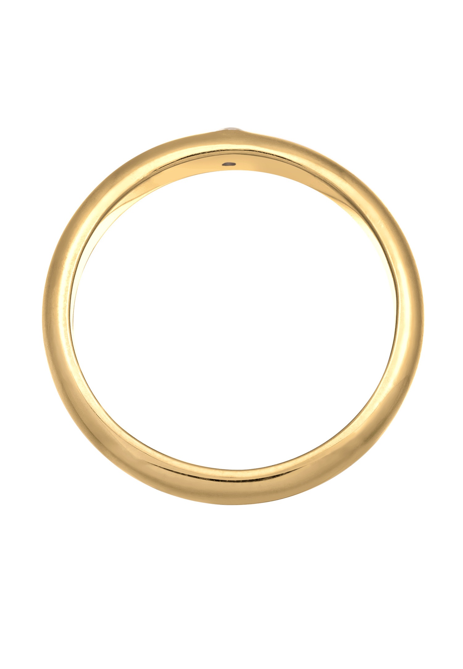 Anello solitario classico da donna Elli DIAMONDS con diamante (0,03 ct.) in argento sterling 925