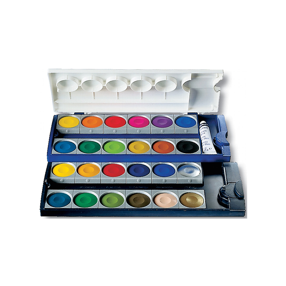 Deckfarbkasten K24, 24 Farben, inkl. Deckweiß