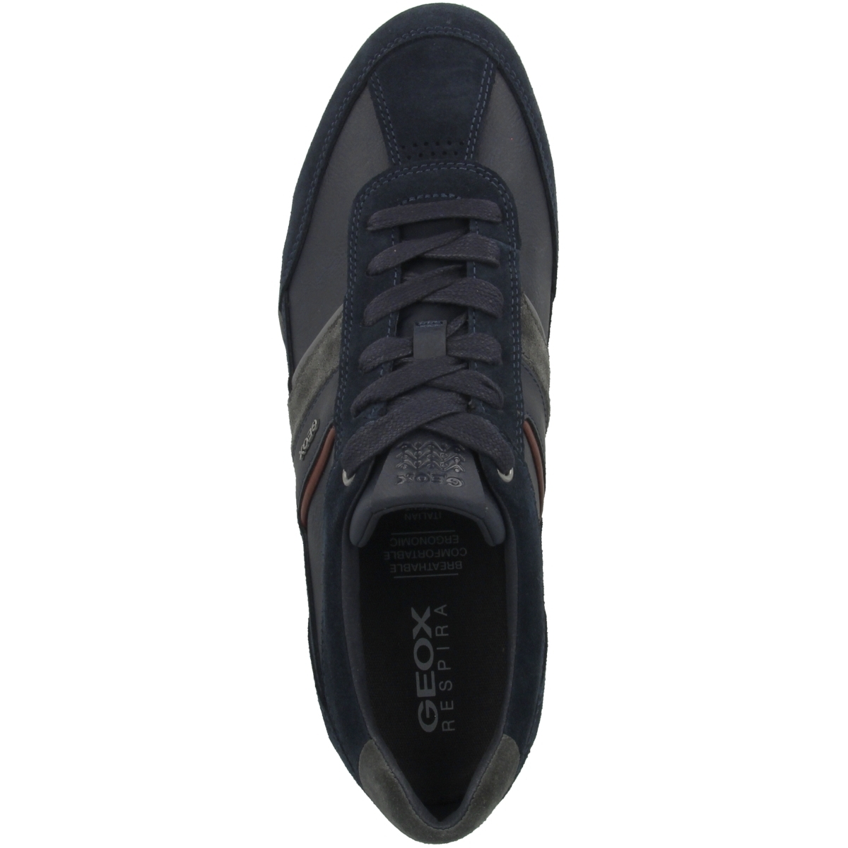 Geox U Wells Sneaker Low blau