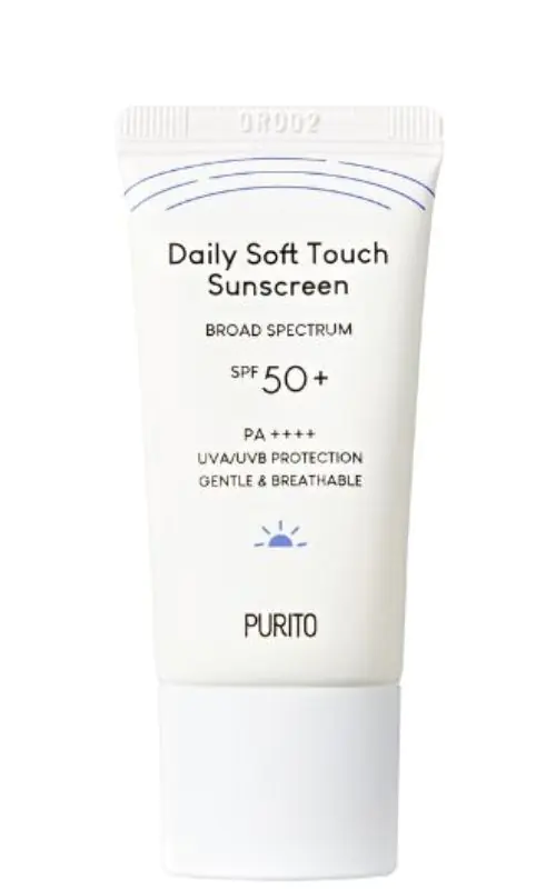 Purito Daily Soft Touch Sunscreen Dagelijkse zonnebrandcrème met ceramiden SPF 50+ PA++++