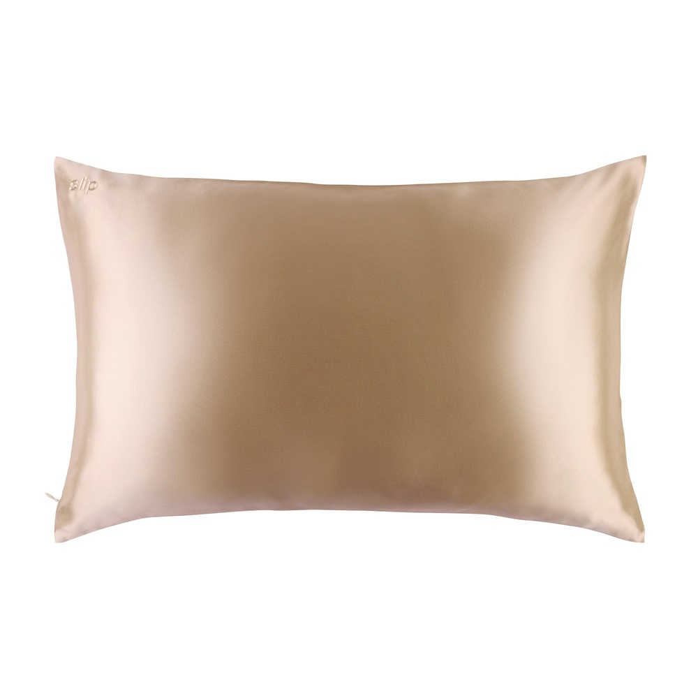 slip taie d'oreiller pure soie slip - queen - caramel taie d'oreiller queen