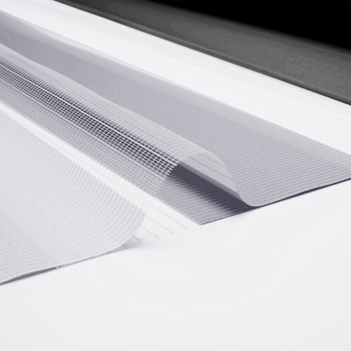 Doppelrollo ohne Bohren 130cm/150cm/230cm, OUBO, freihängend, verspannt, Klemmfix, Klemmträger, Für Fenster und Tür mit Klemmträger lichtdurchlässig verdunkelnd