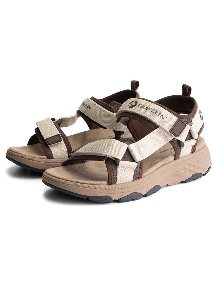 TRAVELIN' Leder-Trekkingsandalen 