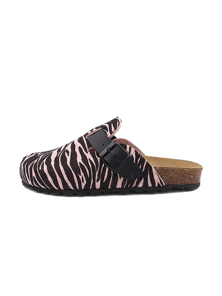billowy Hausschuhe in Schwarz/ Rosa günstig kaufen 38