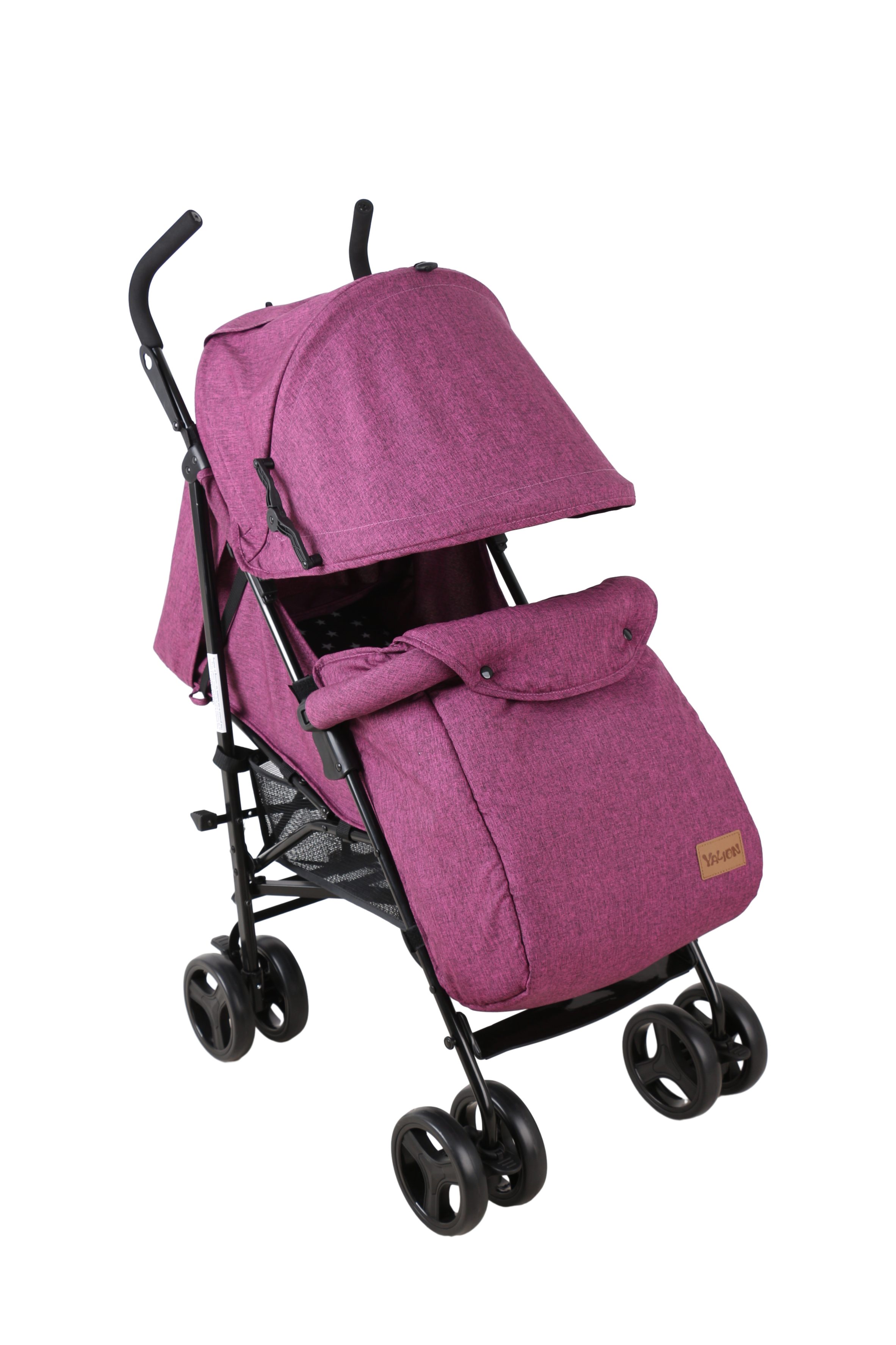 Yalion Kinder-Buggy Kinderwagen Buggy Reisebuggy Klein Zusammenklappbar bis 15kg Purple