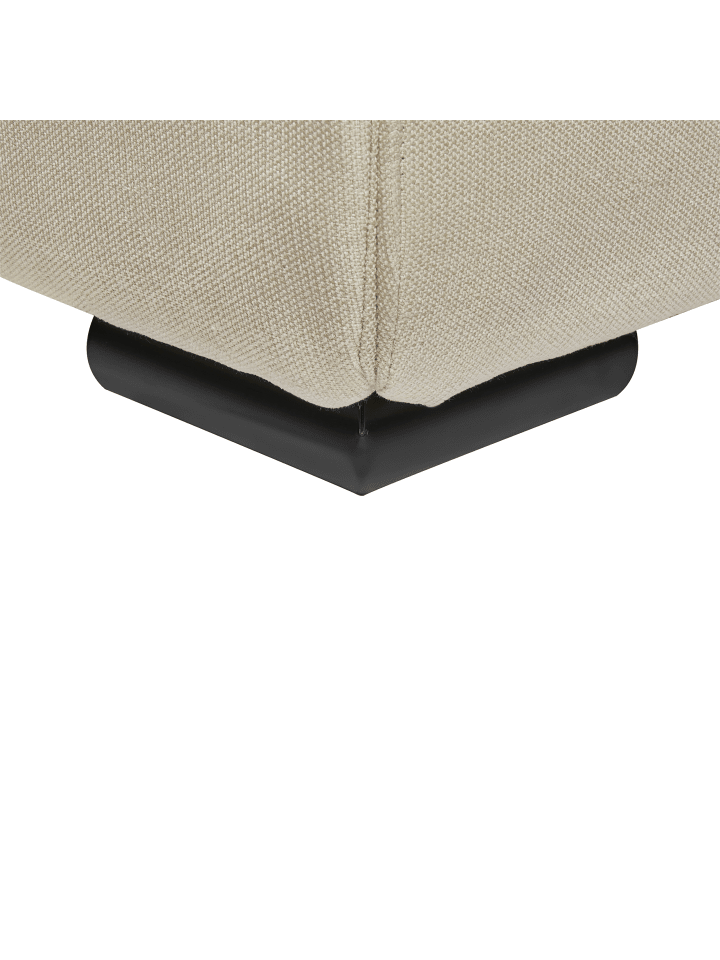 Beliani Doppelbett ROISEL in Beige/Schwarz - (W) 201 x (H) 101 x (L) 226 cm günstig kaufen onesize