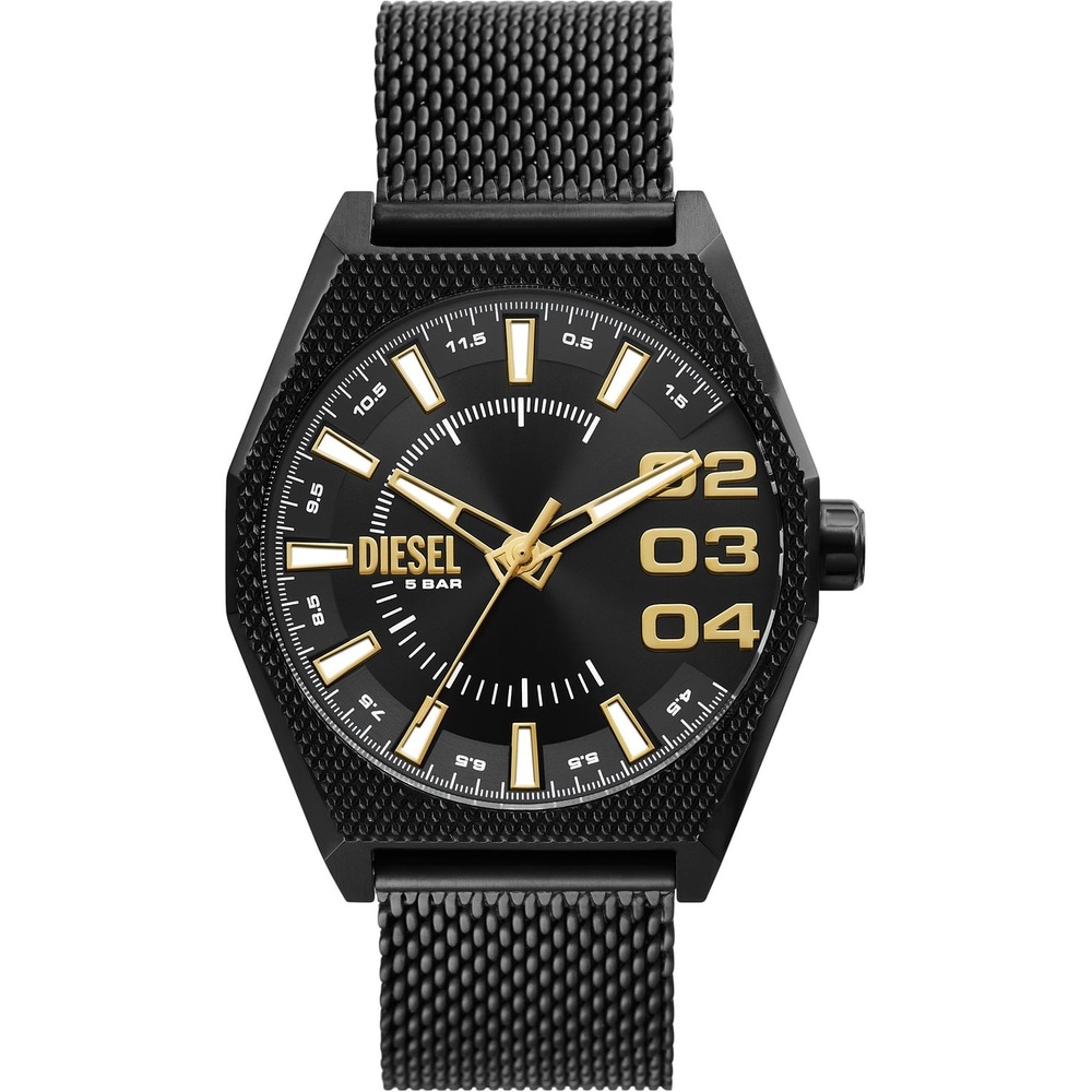 Diesel Montre pour hommes Acier inoxydable Montre