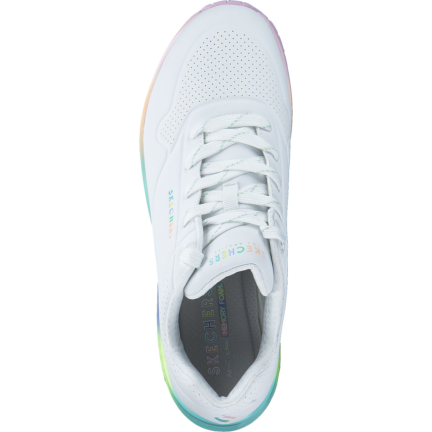 Skechers 155134, Schnürschuhe, Damen, Weiß