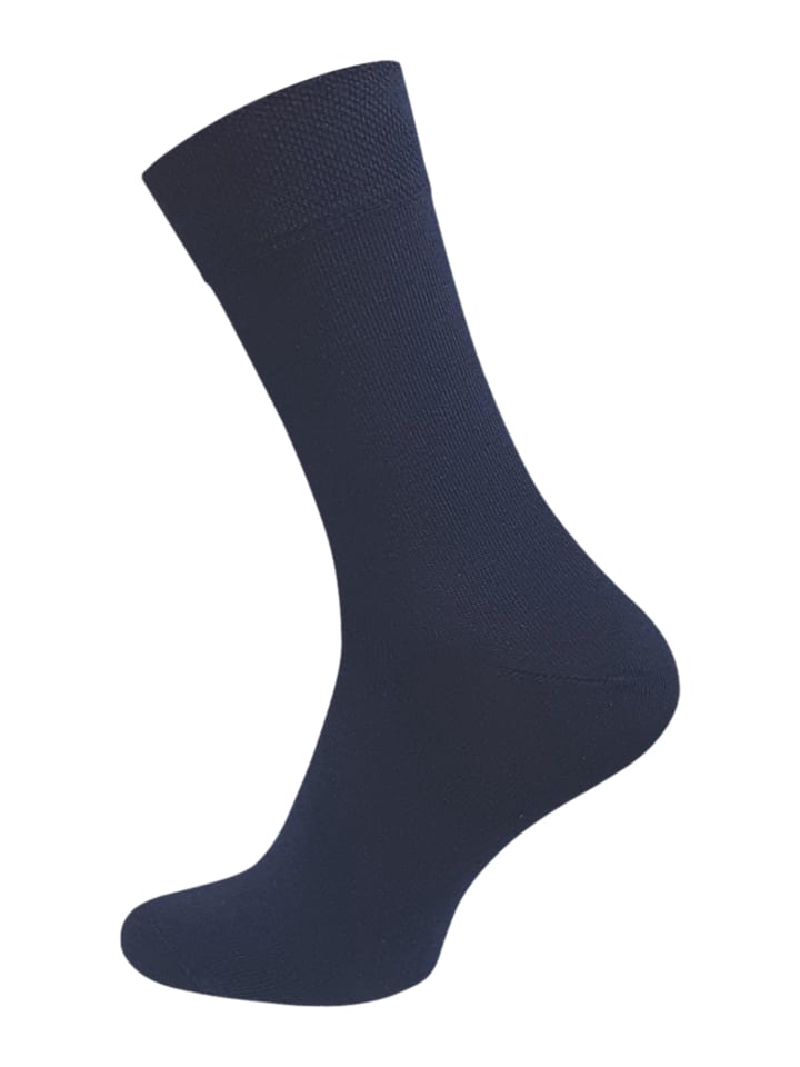 Cotton Prime® 10 Paar Komfortsocken ohne Bund Gesundheitssocken aus  Baumwolle in marineblau günstig kaufen