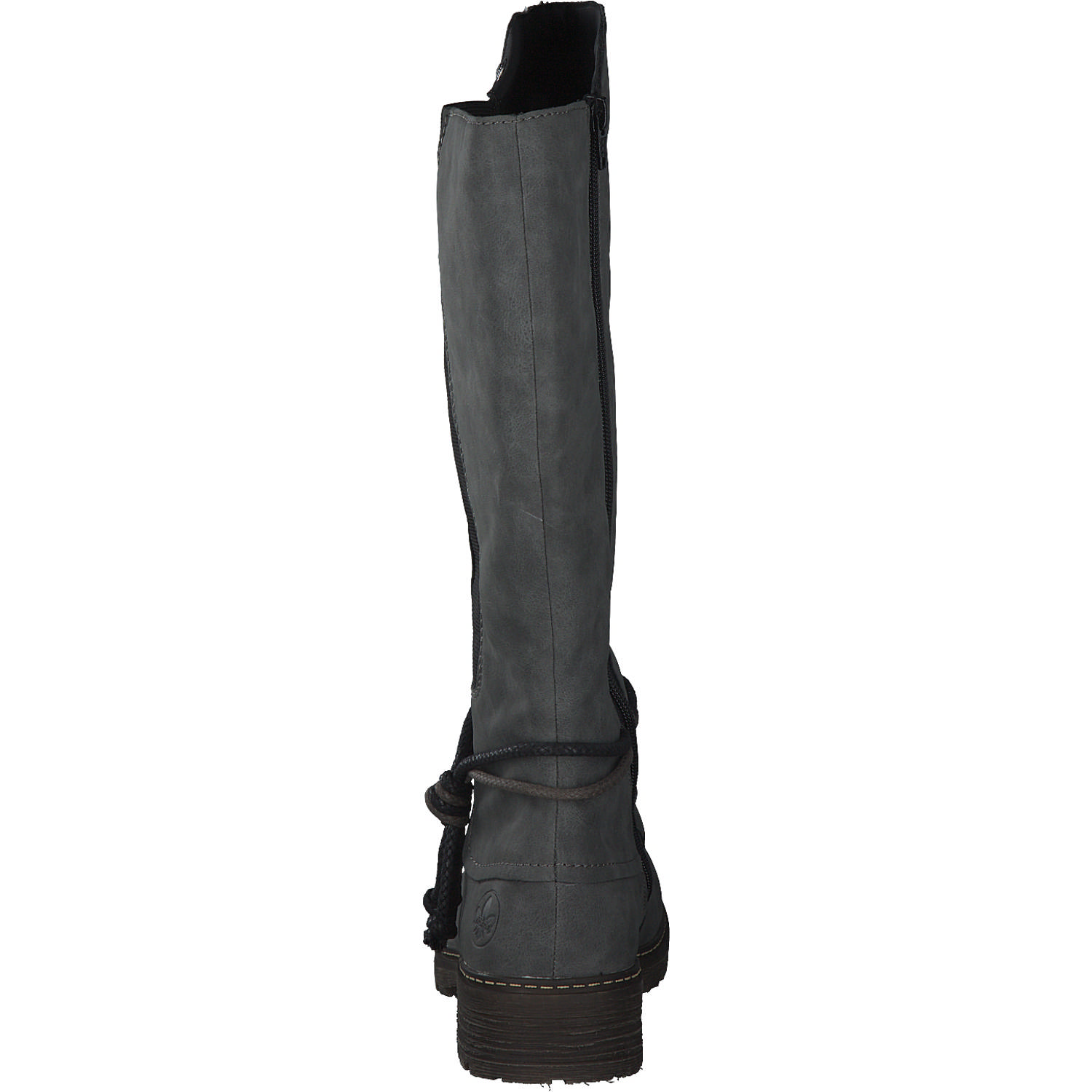 Rieker Z4774, Overknee-Stiefel, Damen, Grau