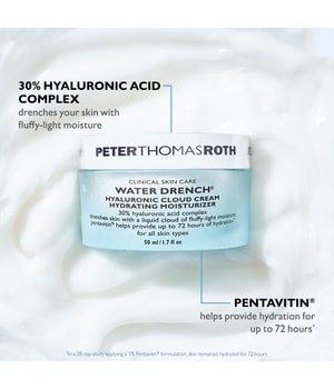 Peter Thomas Roth Water Drench Hyaluronic Cloud Cream Hydrating Moisturizer Gesichtscreme 50 ml