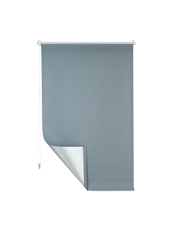 relaxdays 2x Verdunkelungsrollo in Grau - (B)80 x (H)160 cm günstig kaufen onesize