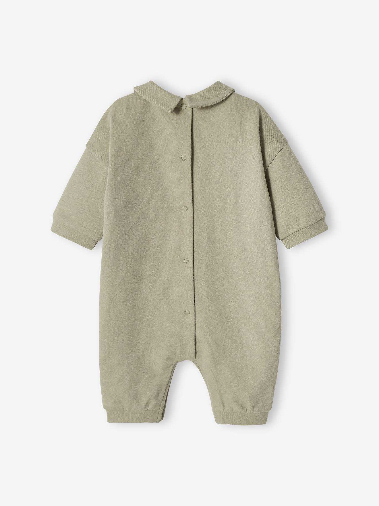 Combinaison bébé vert d'eau