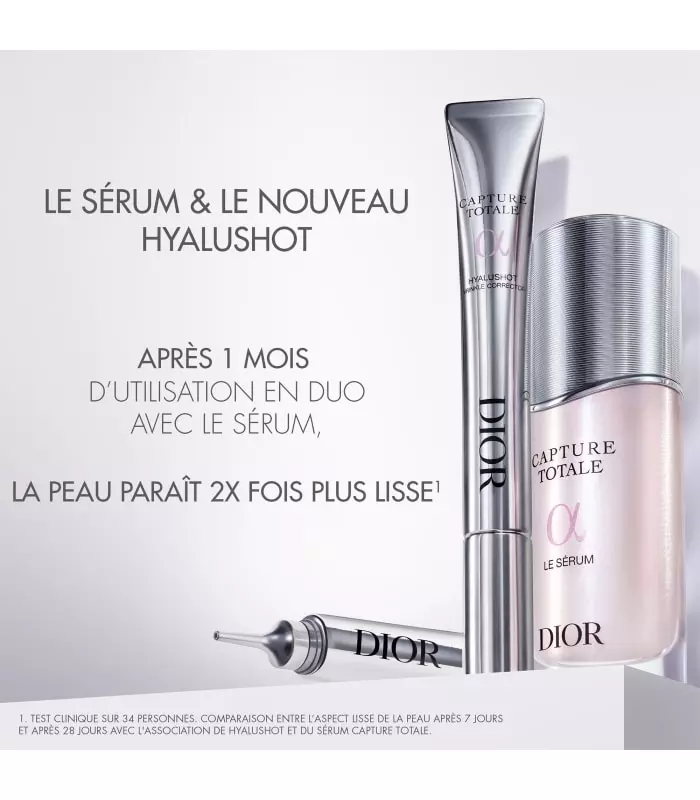 CAPTURE TOTALE HYALUSHOT Correcteur de rides installées