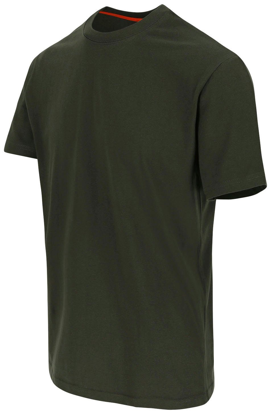 Herock T-Shirt Argo T-Shirt Kurzärmlig (Spar-Set, 3-tlg) Kurze Ärmel, angenehmes Tragegefühl mit Rippstrick-Kragen