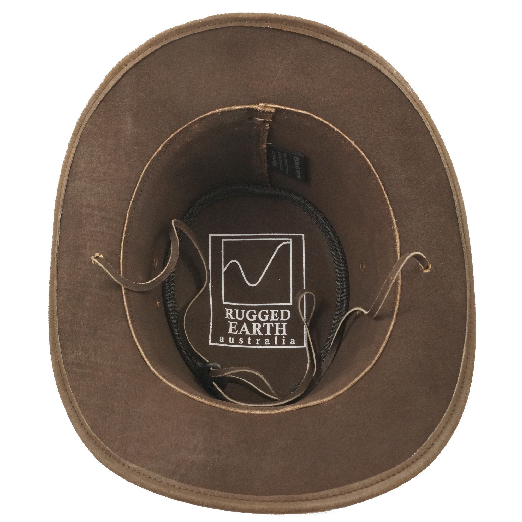 Scippis Cowboyhut Scippis Cowboyhut Conchos Echtleder braun Kinnriemen