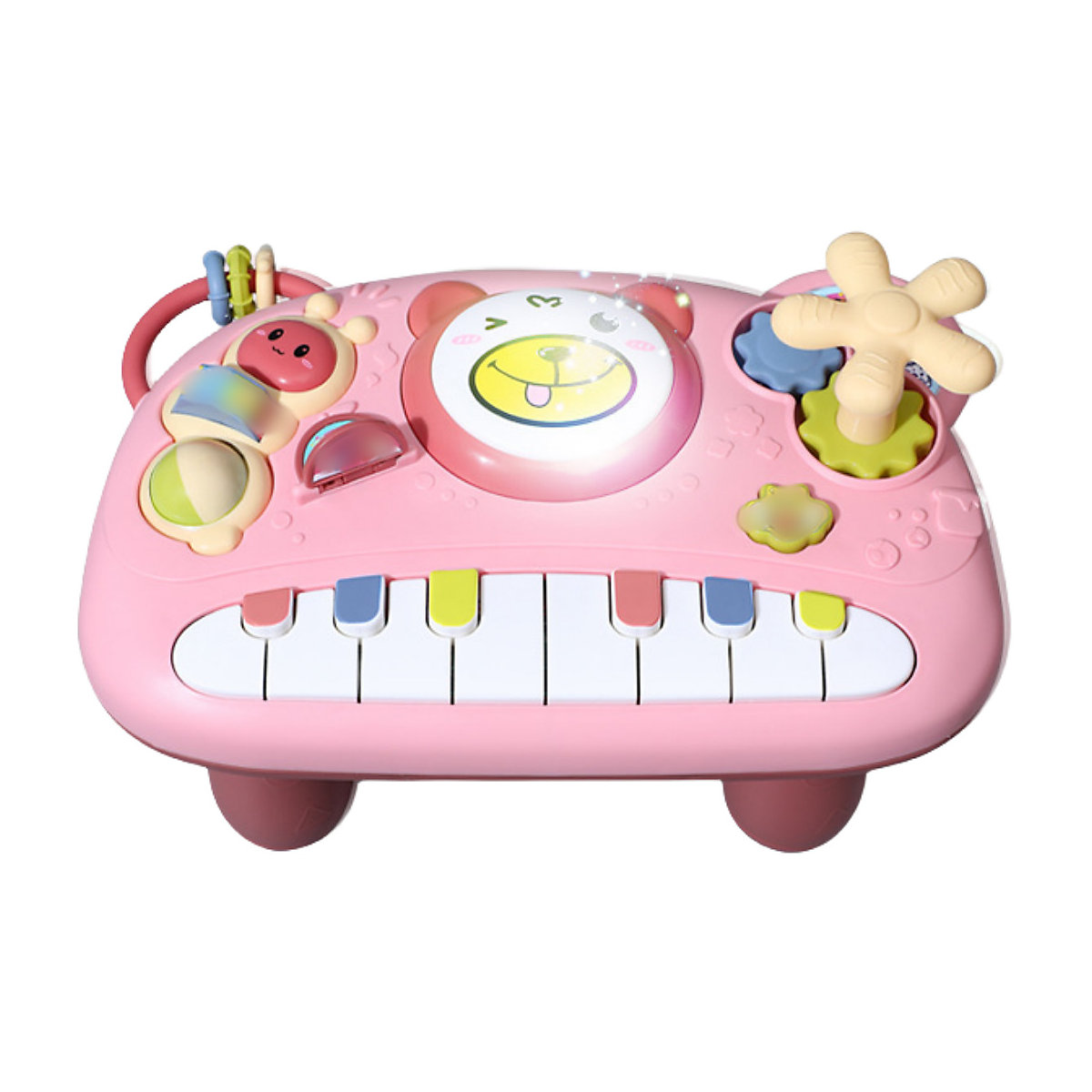 Elektronische Tastatur für Kinder Multifunktionale Interessenentwicklung Interaktive Eltern-Kind-Spiele mit Musik/Vokalisation