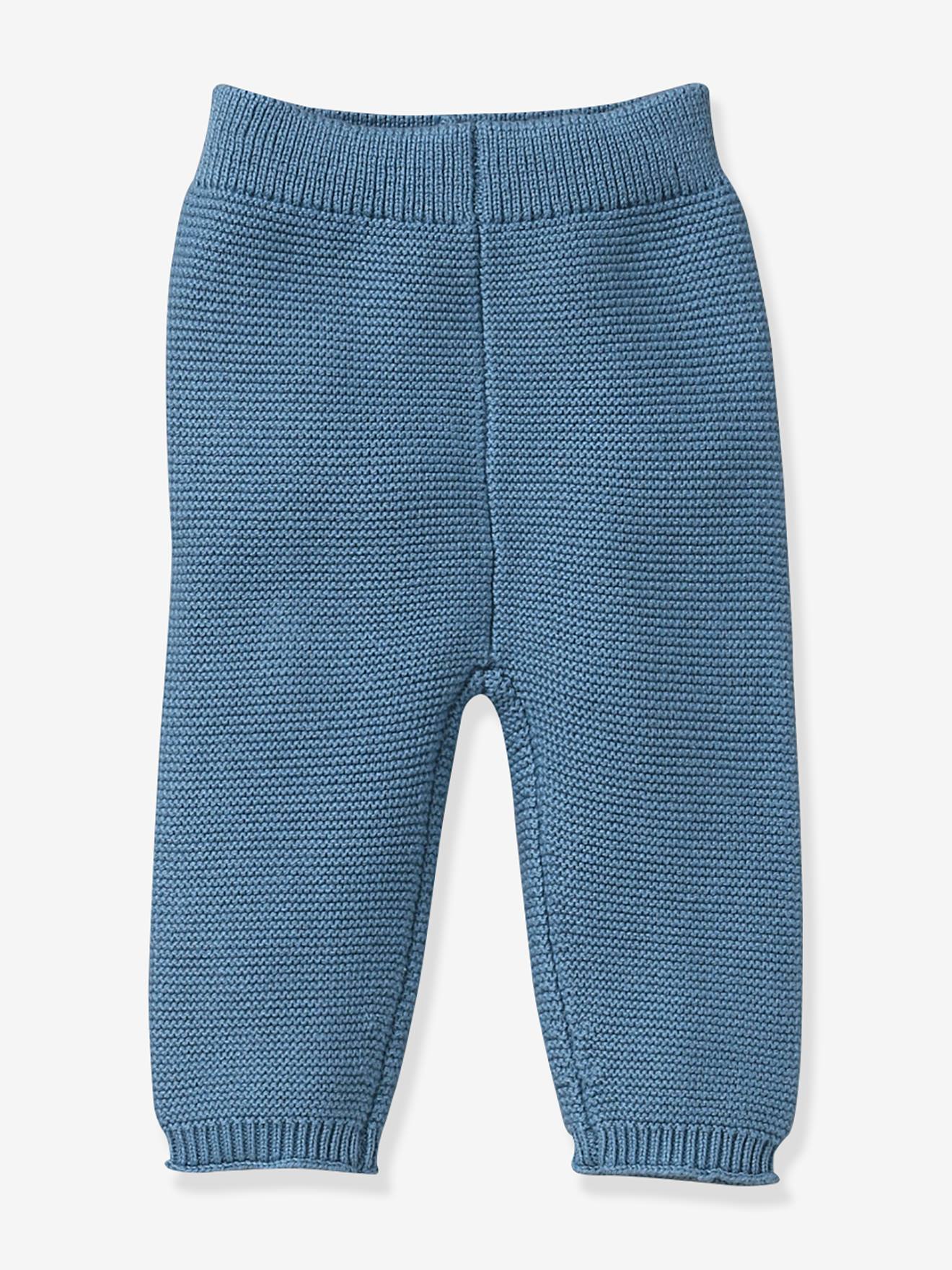 Legging Bébé en coton biologique et laine CYRILLUS rose