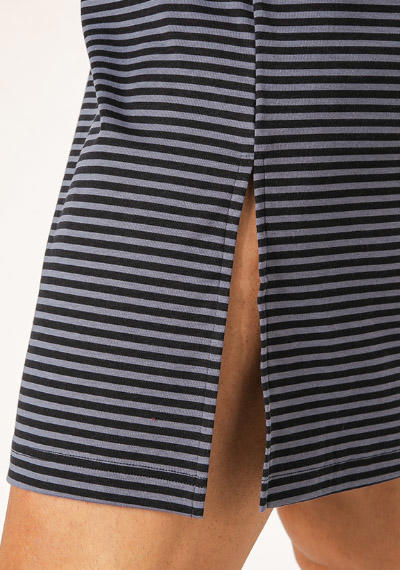 CALIDA, Nachthemd, Comfort Fit, Baumwolle, dunkelblau gestreift