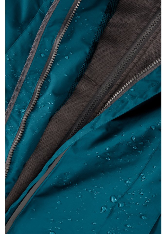 3 in 1 Funktionsjacke mit Strickfleece Innenjacke