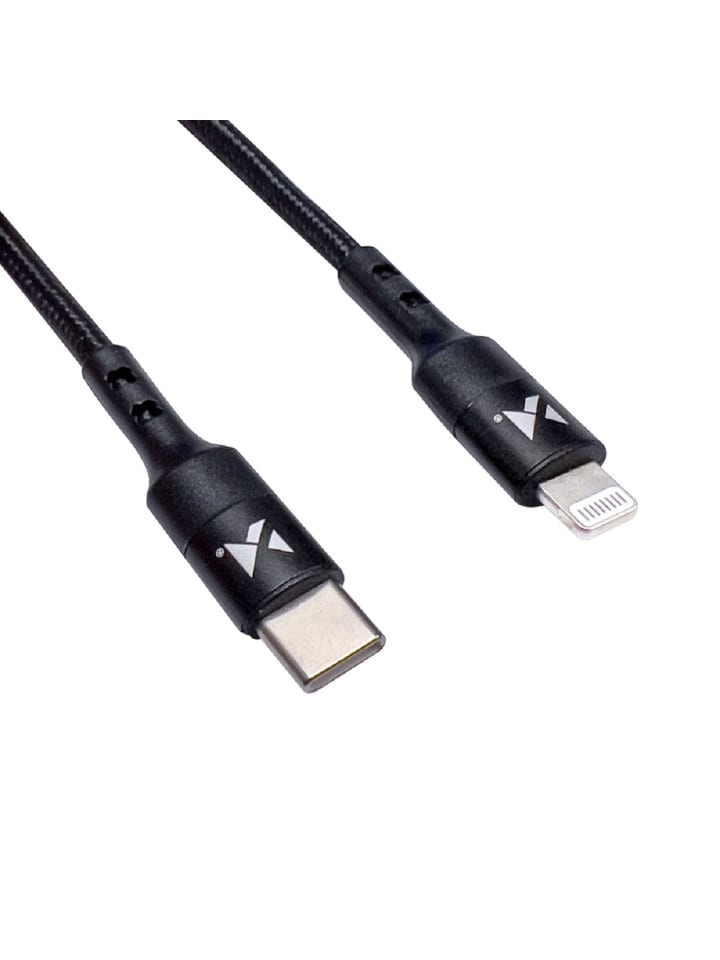 Wozinsky Ladekabel USB Typ C Kabel - iPhone 18W Schwarz 2m in Schwarz günstig kaufen onesize