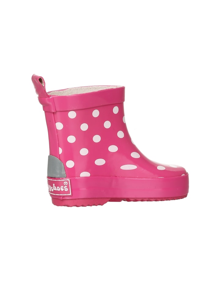 Playshoes Gummistiefel Halbschaft Punkte in Pink günstig kaufen