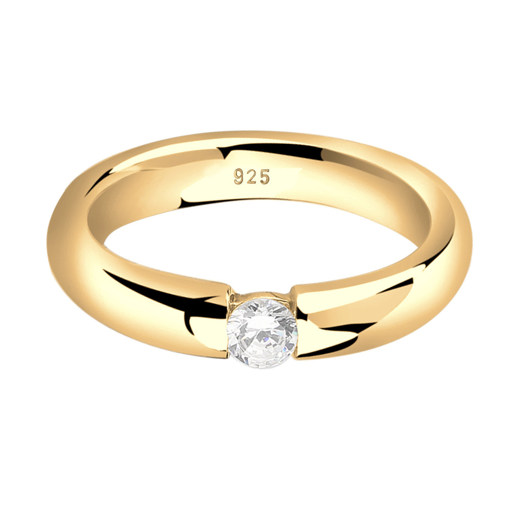 Nenalina Nenalina Bague Femmes Bague de fiançailles élégante avec des cristaux zirconium e Bague