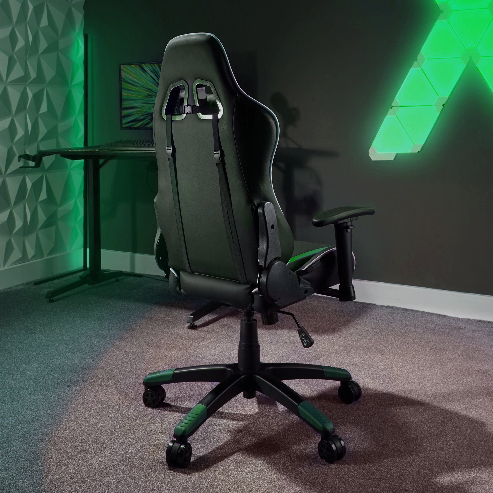 X Rocker Gaming-Stuhl Agility Compact eSports Gaming Bürodrehstuhl für Kinder & Teenager