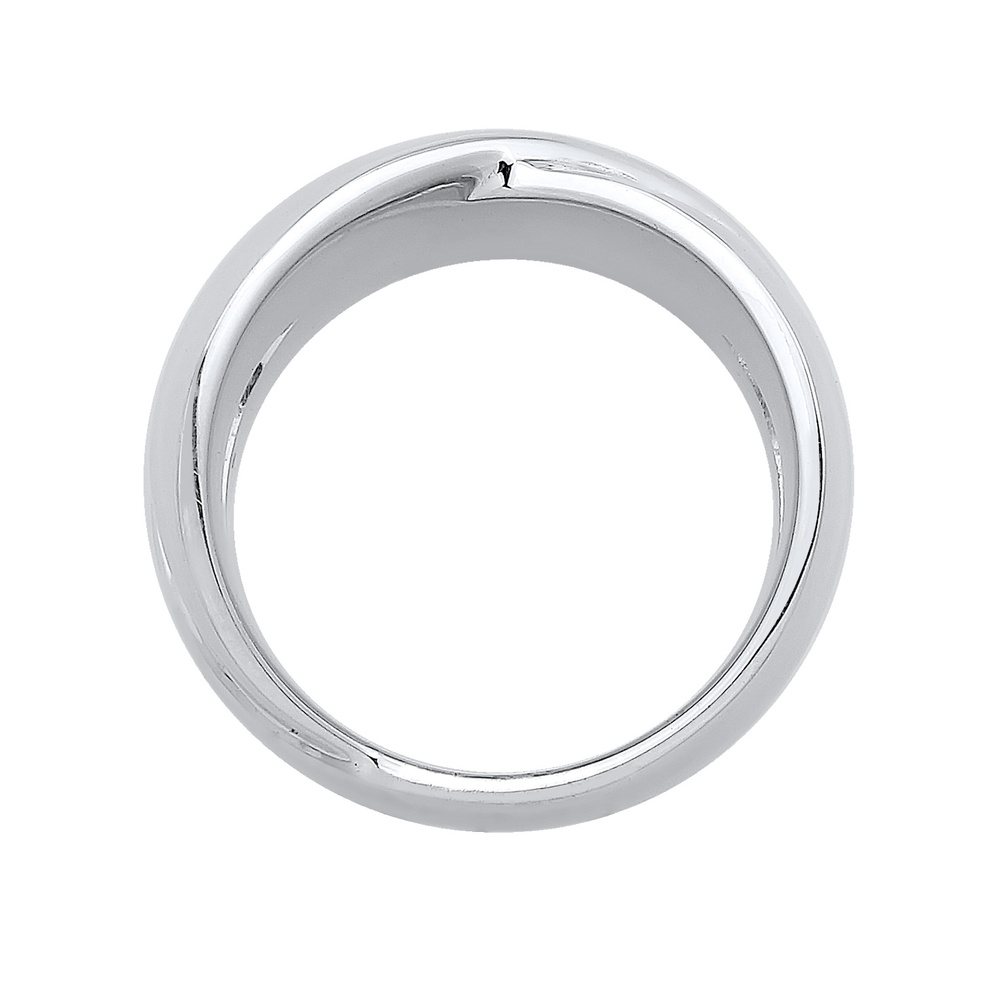 Elli PREMIUM Elli PREMIUM Bague Moderne Déclaration Croix Bague Femme - (925/1000) Argent Bague