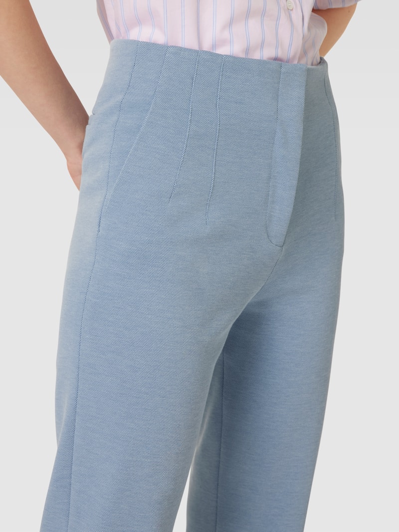 Stoffhose mit französischen Eingrifftaschen in jeans