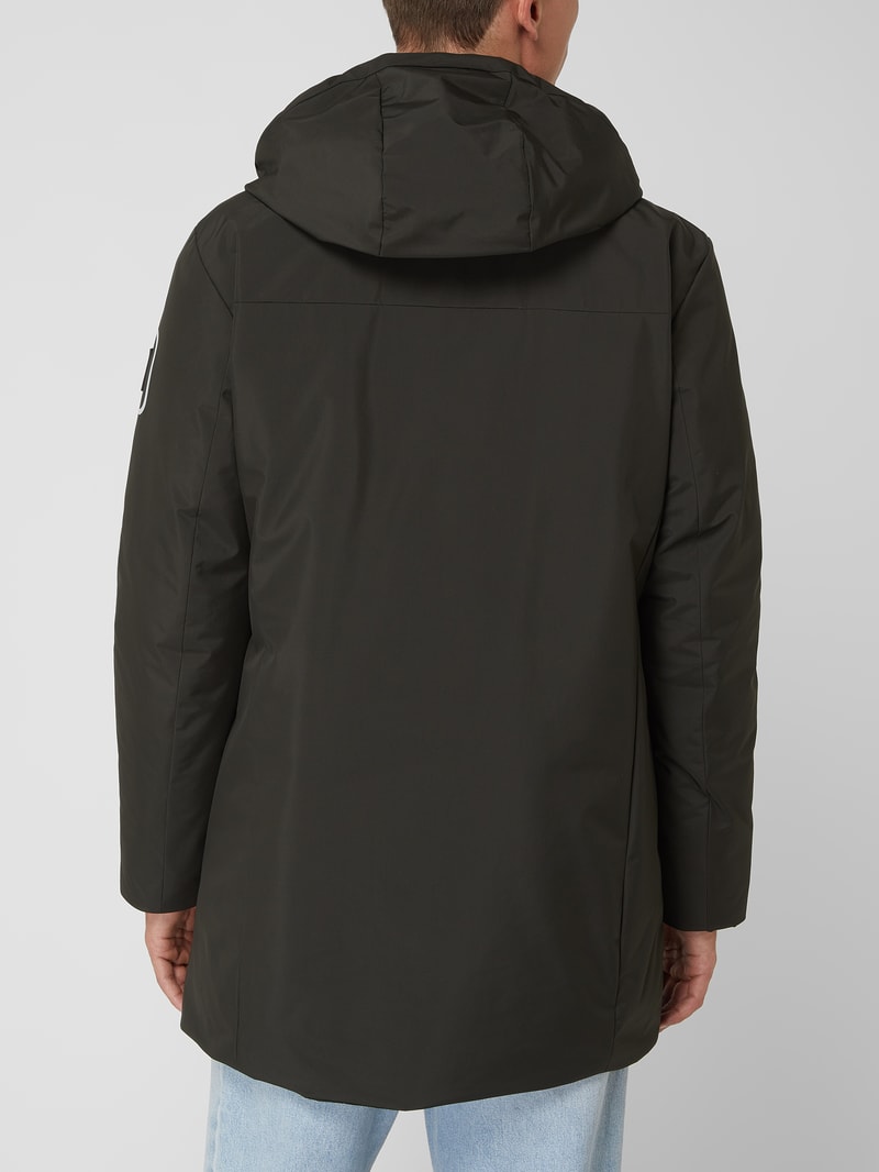 Parka mit Kapuze in olivgrün