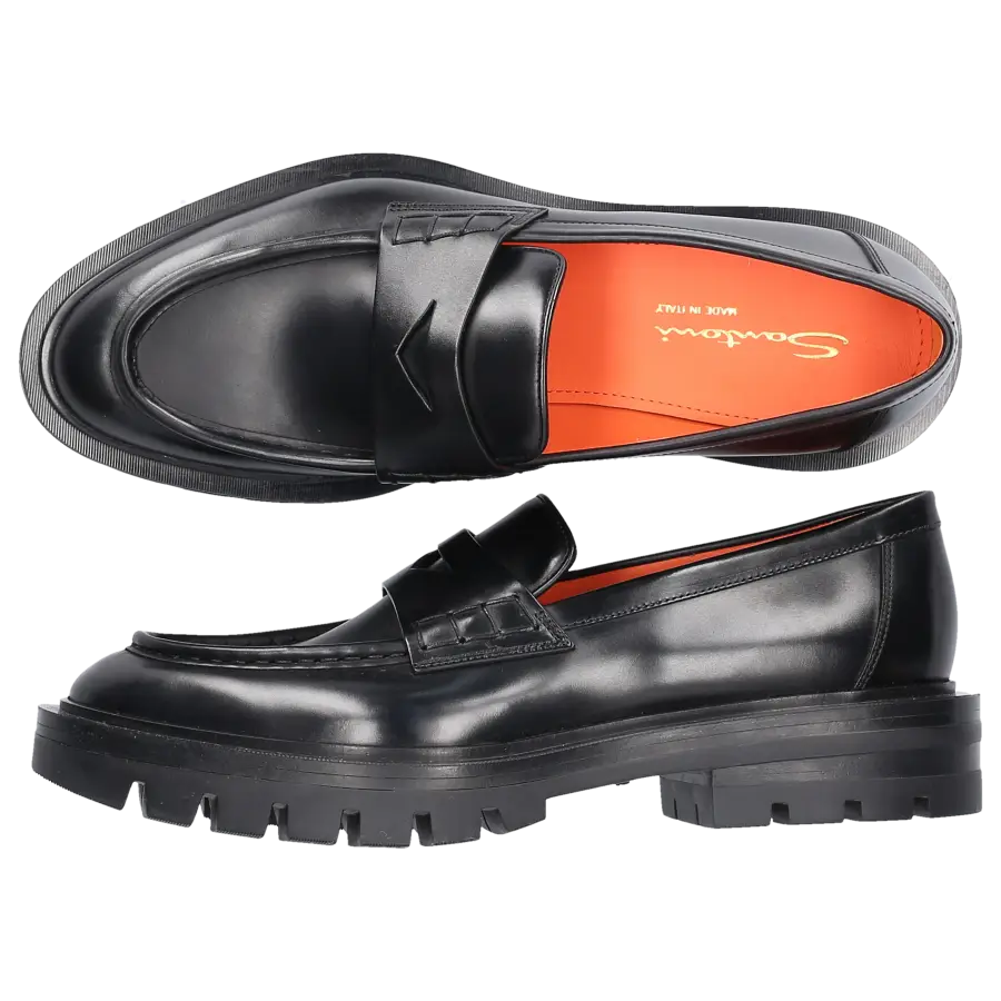 Santoni - Loafer 59020 Kalbsleder - schwarz