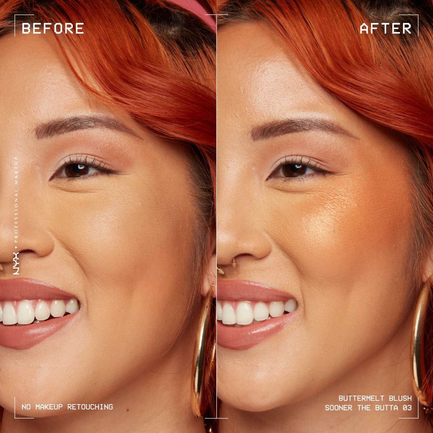 Colorete Buttermelt de NYX Professional Makeup