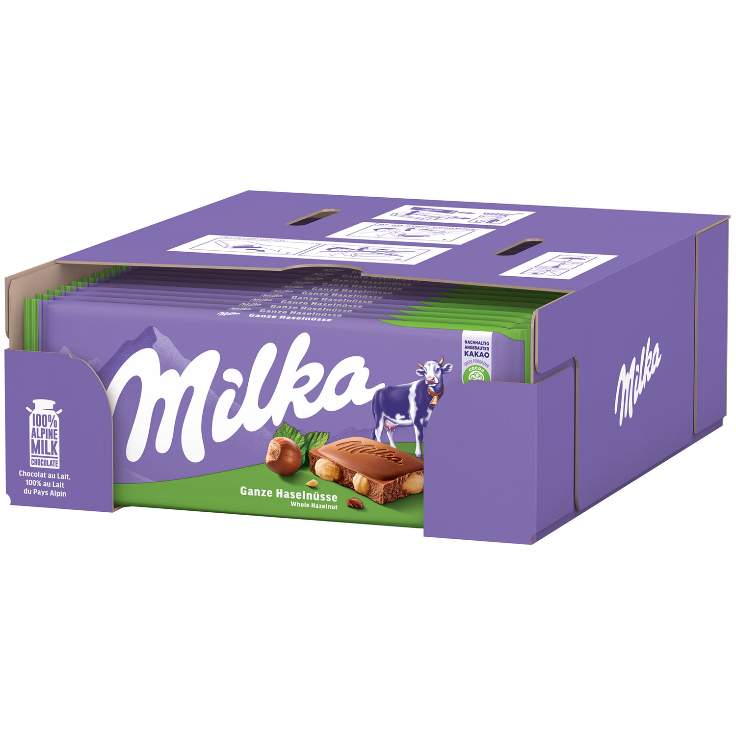Milka Ganze Haselnüsse 100g