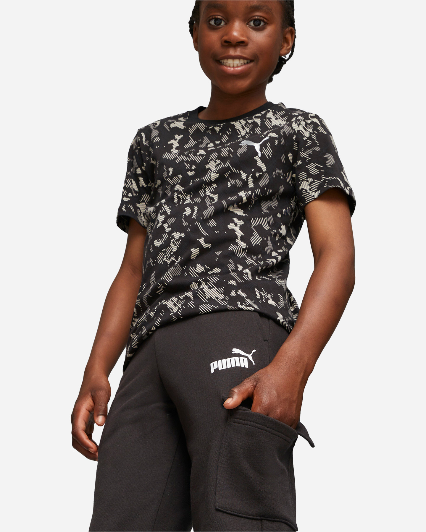 Pantalone Puma Essential Jr 676320-01