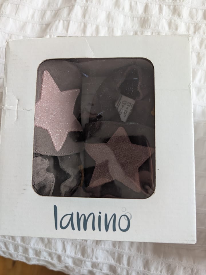 lamino Leder-Krabbelschuhe in Grau günstig kaufen 22/23