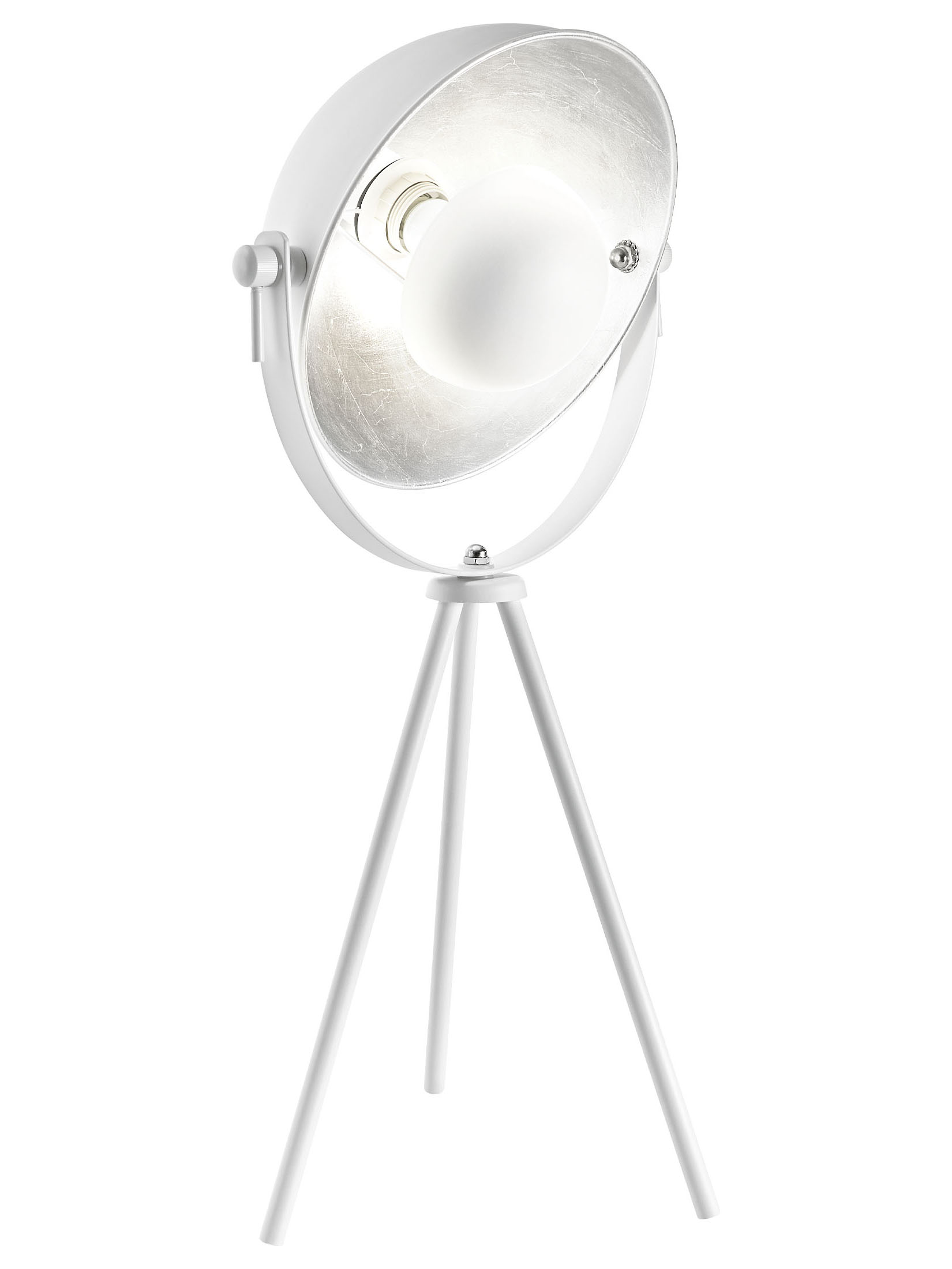 Flashes Tischleuchte, Weiss/Silber