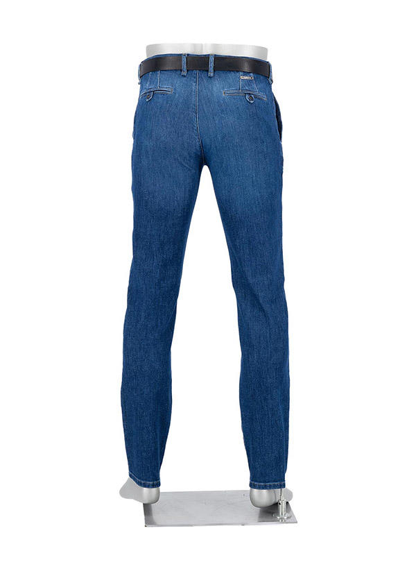 Alberto, Jeans Lou, Regular Fit, Kaschmir-Baumwolle, blau
