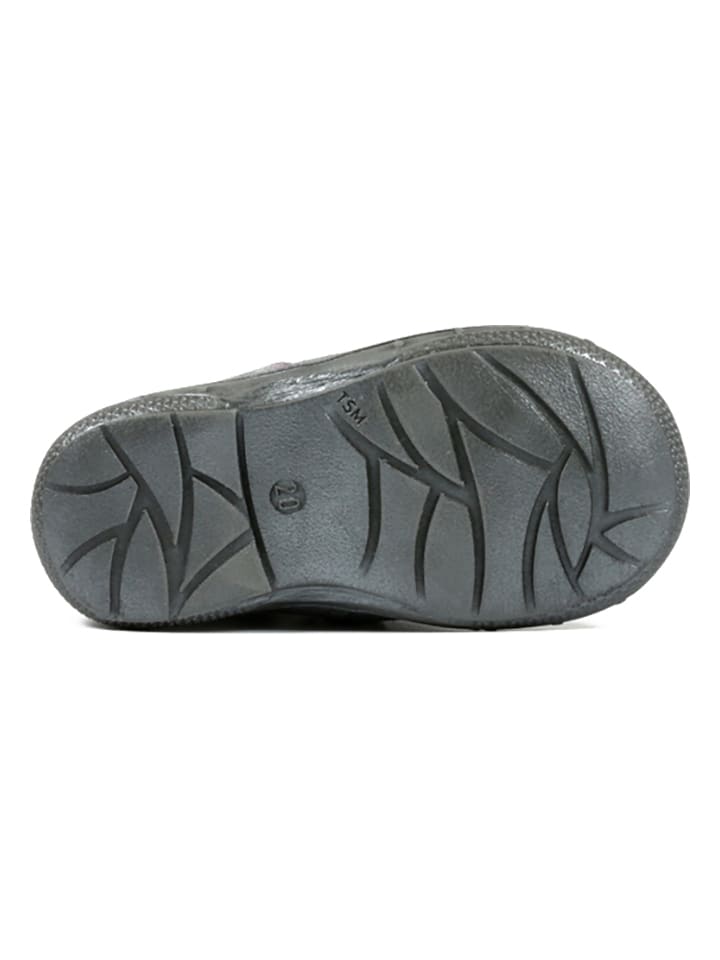 Richter Shoes Leder-Winterboots in Grau günstig kaufen