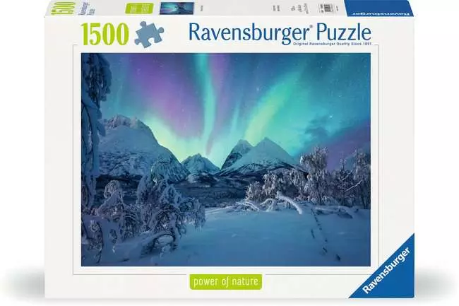 Puzzle 1500 Teile - Wenn die Nordlichter tanzen