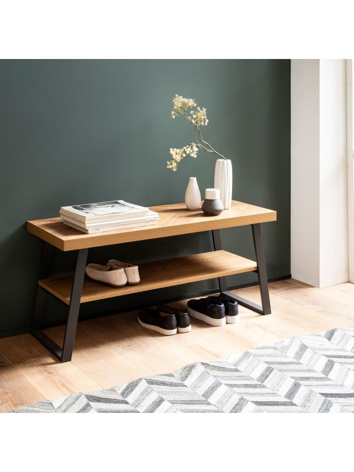 KADIMA DESIGN Schuhbank 100x41x40 cm Garderobenbank Eiche-Dekor, Sitzbank günstig kaufen onesize