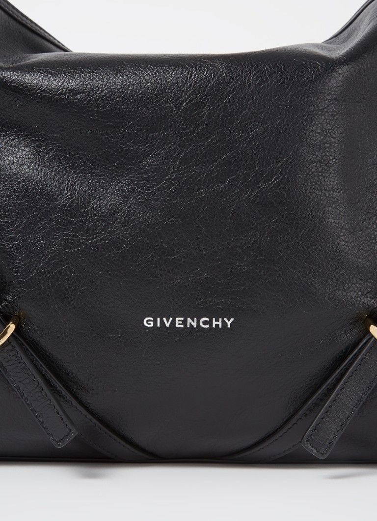 Borsa a tracolla media Givenchy Voyou in pelle di vitello