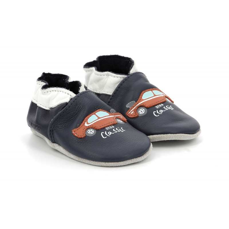 Chaussons cuir Classicar