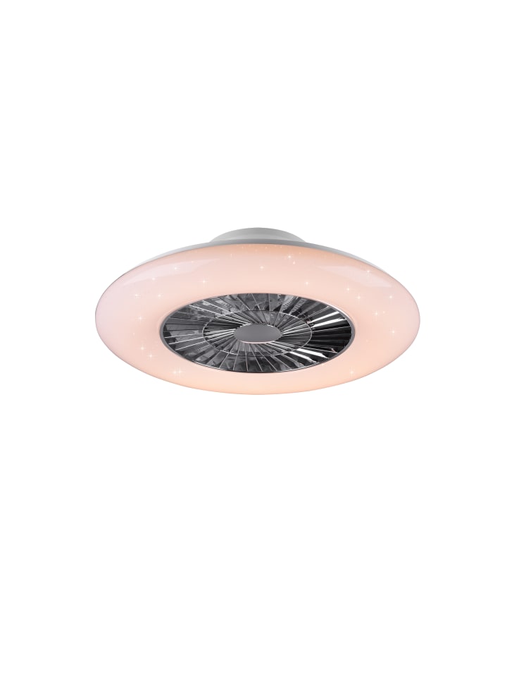 Reality Leuchten Ventilator VISBY in chrom günstig kaufen 60 cm