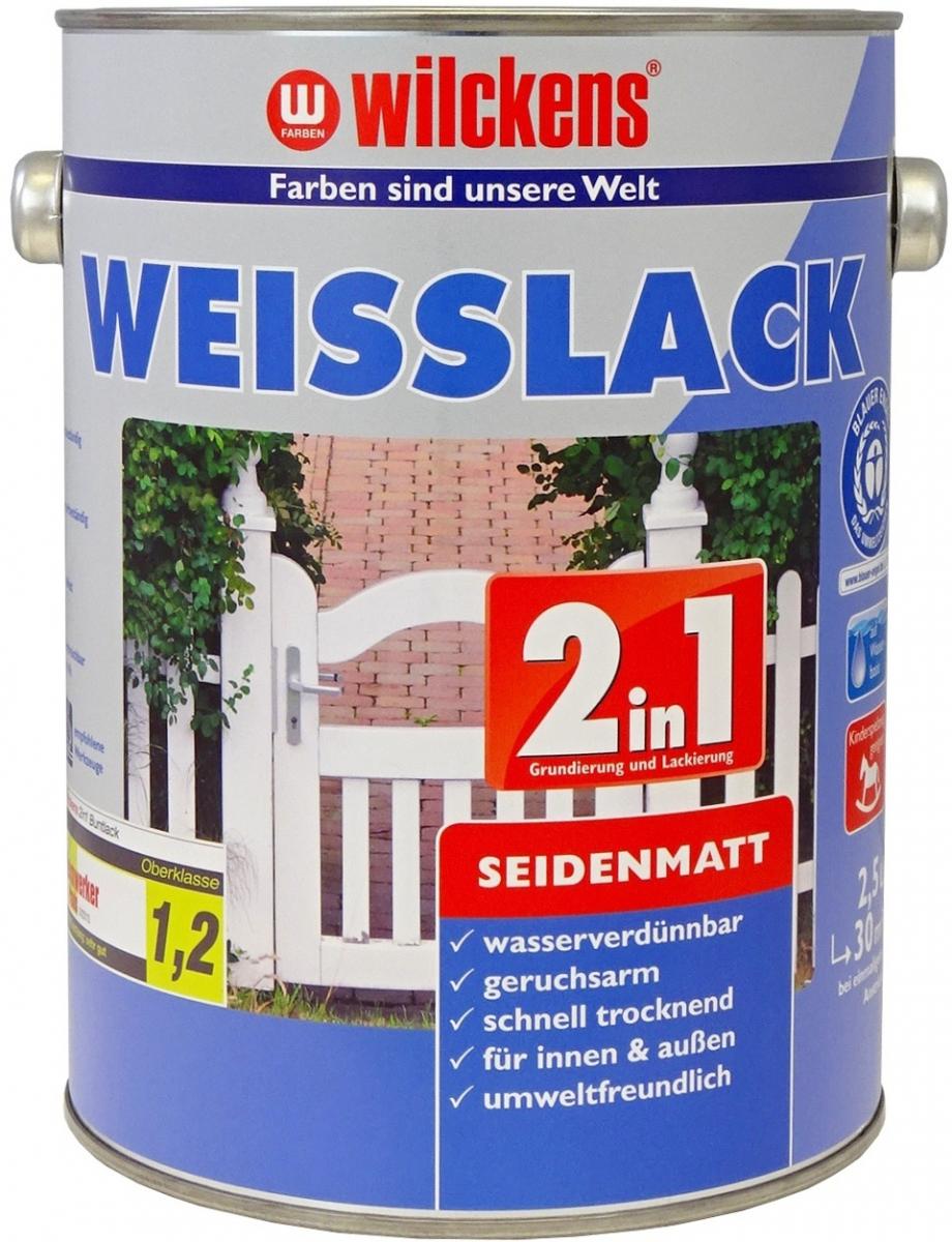 Wilckens Farben Wilckens 2in1 Weisslack seidenmatt